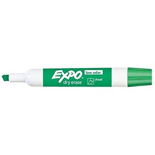 Dry Erase Marker Chisel Tip - Green